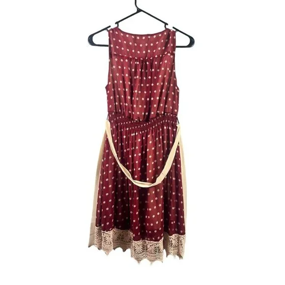 Blu Pepper Women's Sleeveless Polkadot Dress - Picture 2 of 6